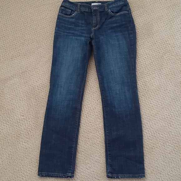 Chico's Platinum Jeans Size 0.5 = size 6 - Picture 1 of 5